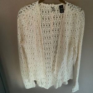 BKE Boutique Lace Cardigan